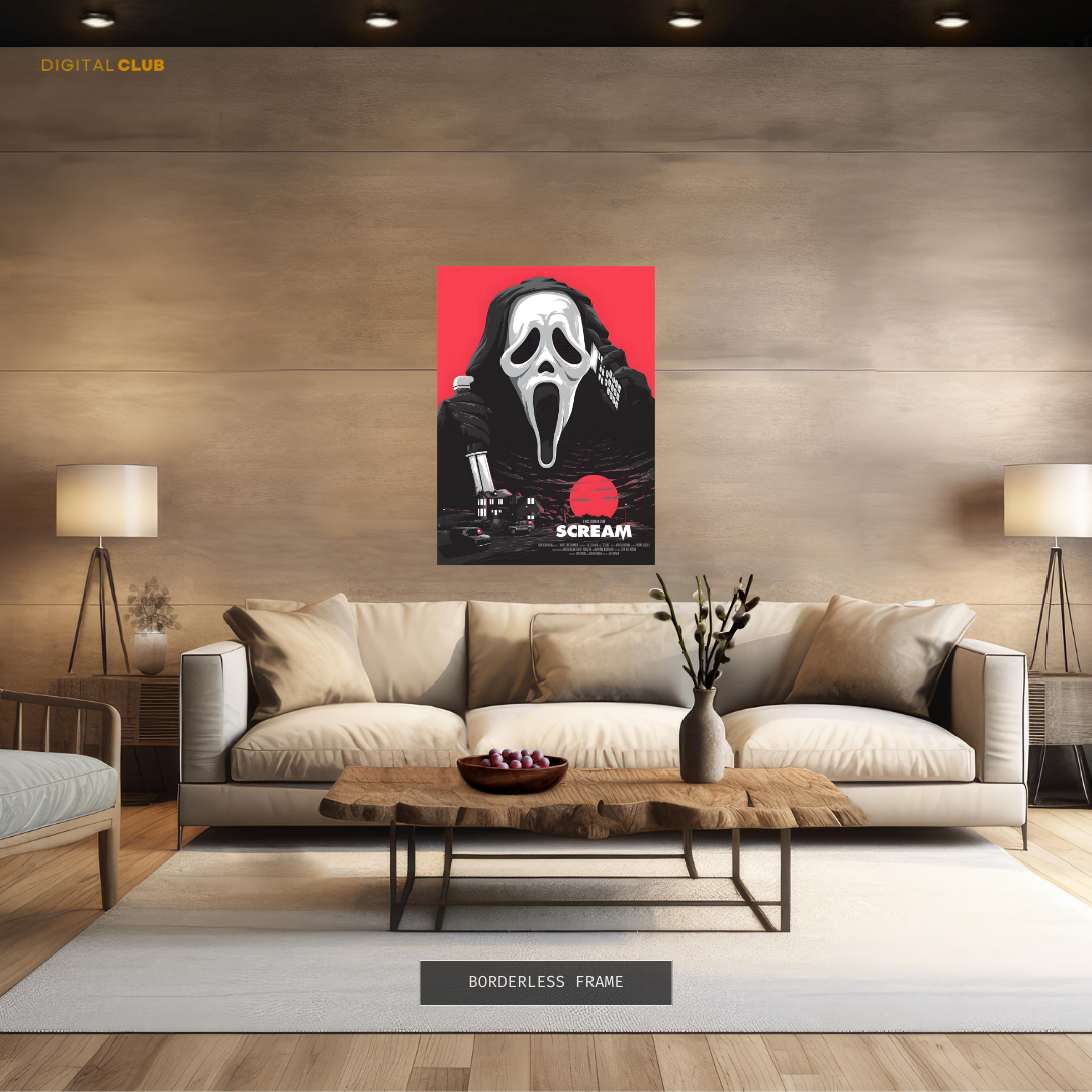 Scream Movie Artwork - Premium Wall Art