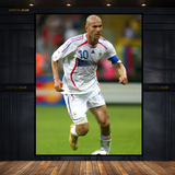 Zidane Football Legend Premium Wall Art