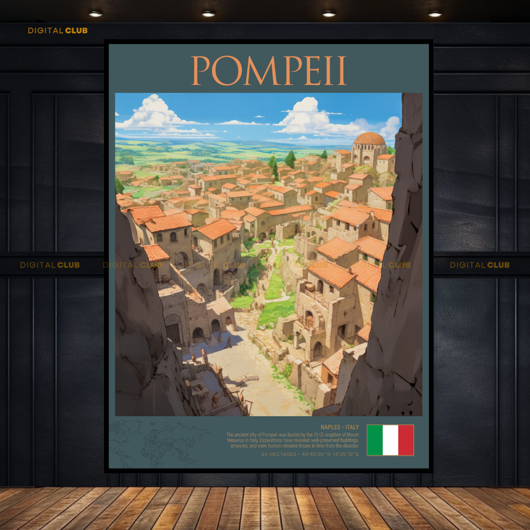 Pompeii Italy Premium Wall Art