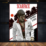 Scarface The World Is Yours Premium Wall Art