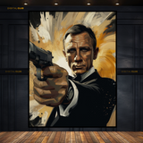 Daniel Craig 007 Premium Wall Art