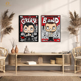 Grease x Bond - Funko Art - 2 Panel Wall Art