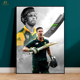 AB De Villiers - Cricket - Premium Wall Art