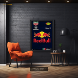 Red Bull Logo F1 Premium Wall Art