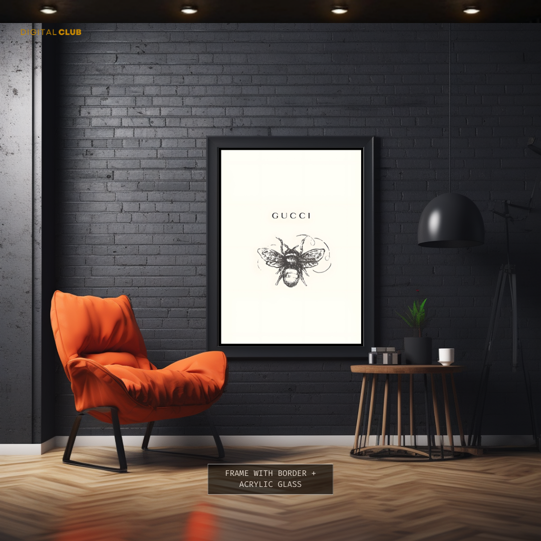 Gucci Bee - Artwork - Premium Wall Art