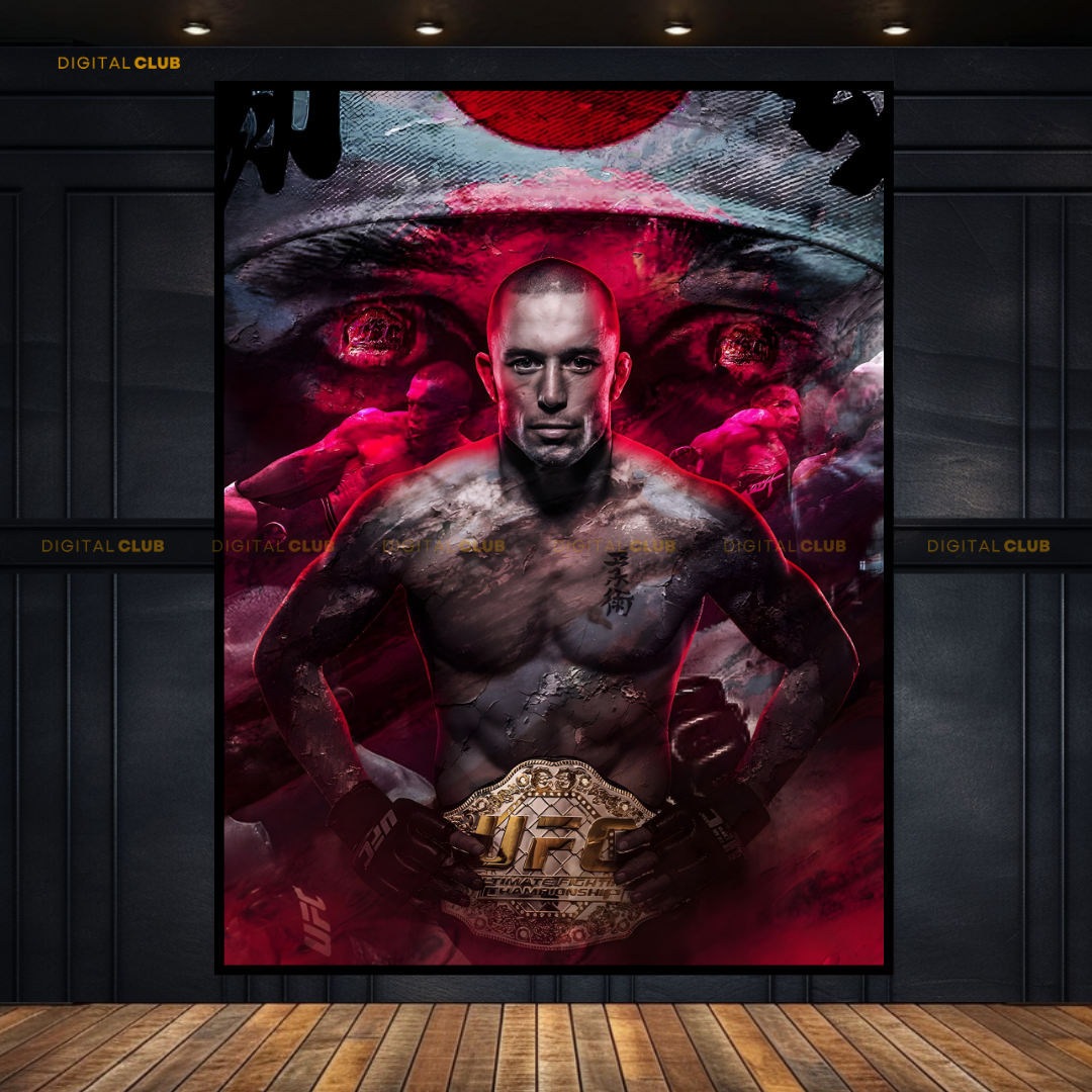Georges St-Pierre UFC Legend Premium Wall Art