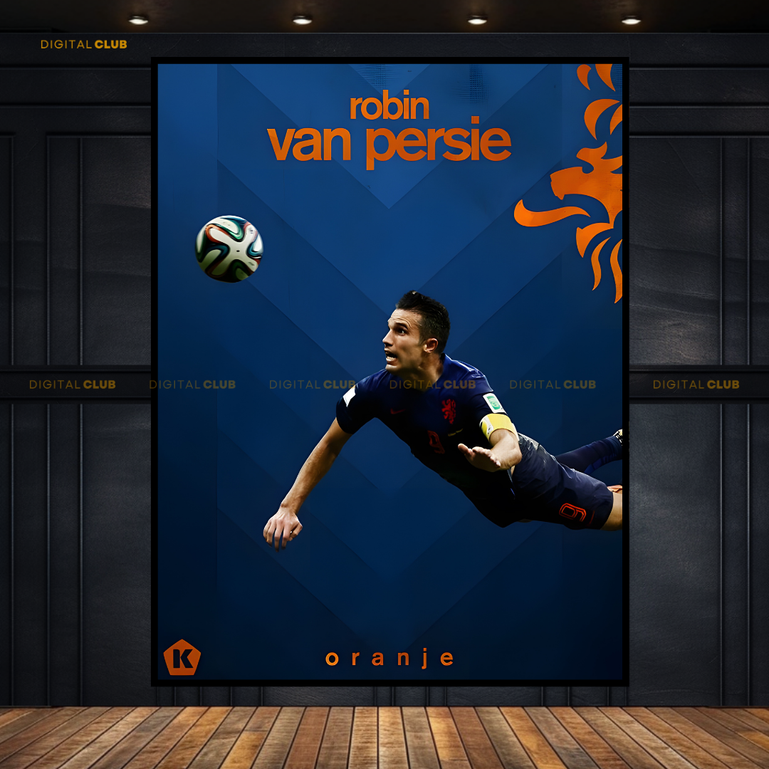 Robin Van Persie - Football - Premium Wall Art