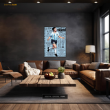 Maradona Argentina Football Premium Wall Art