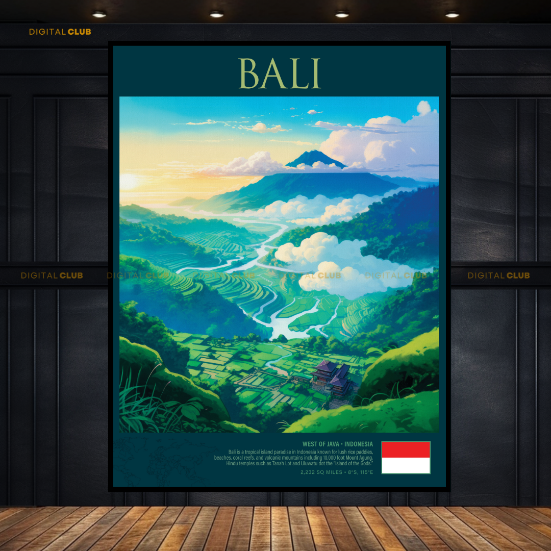 Bali Indonesia Premium Wall Art