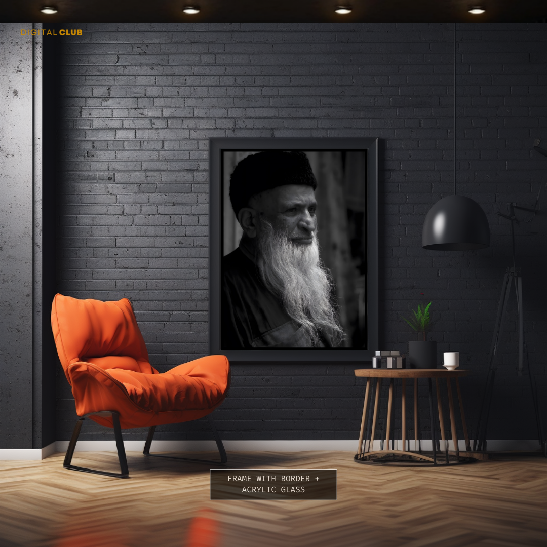 Abdul Sattar Edhi 2 Pakistan Premium Wall Art