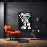 Looney Toons Bugs Bunny Smash Premium Wall Art