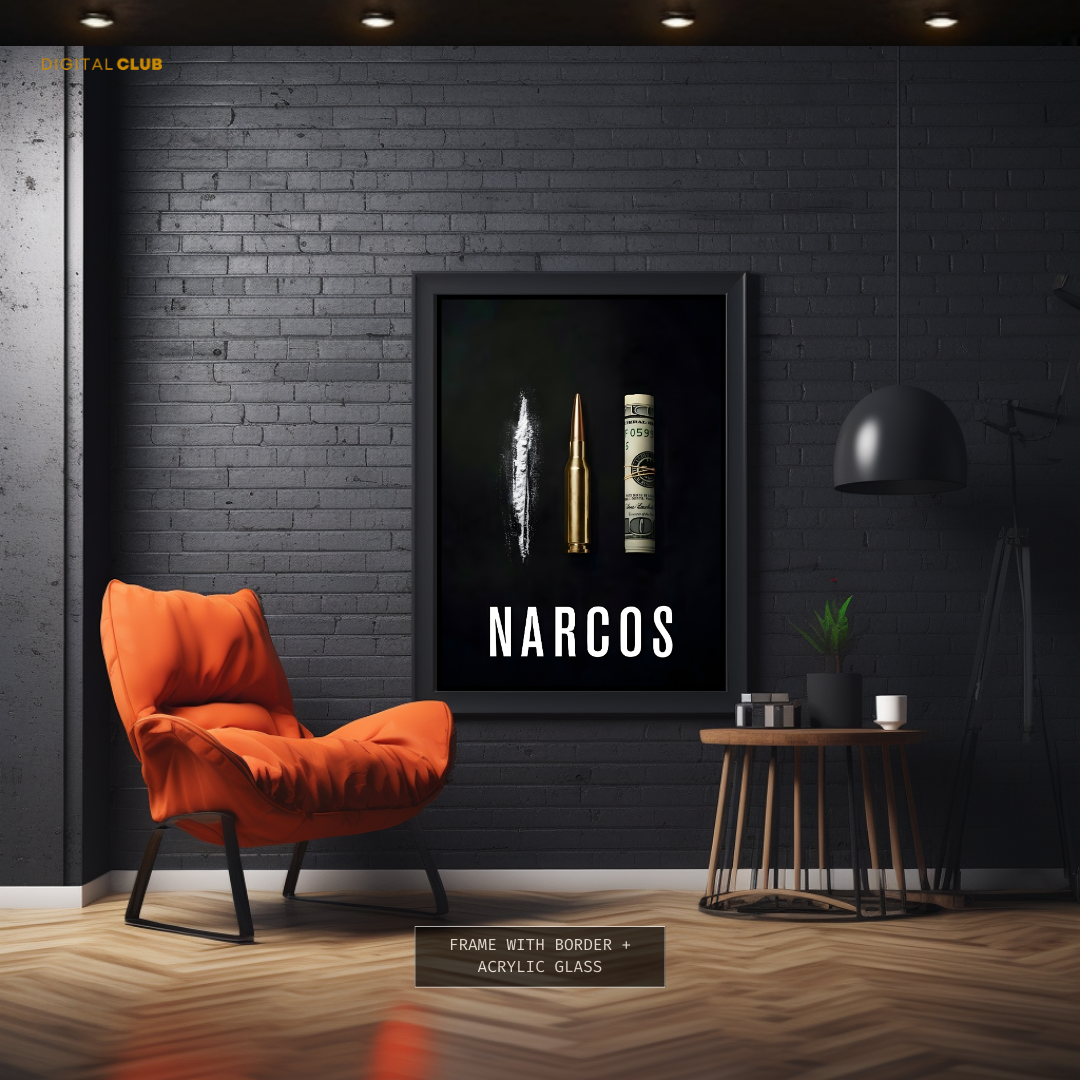 Narcos TV Series Artwork Premium Wall Art