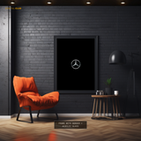 Mercedese Benz Logo Premium Wall Art