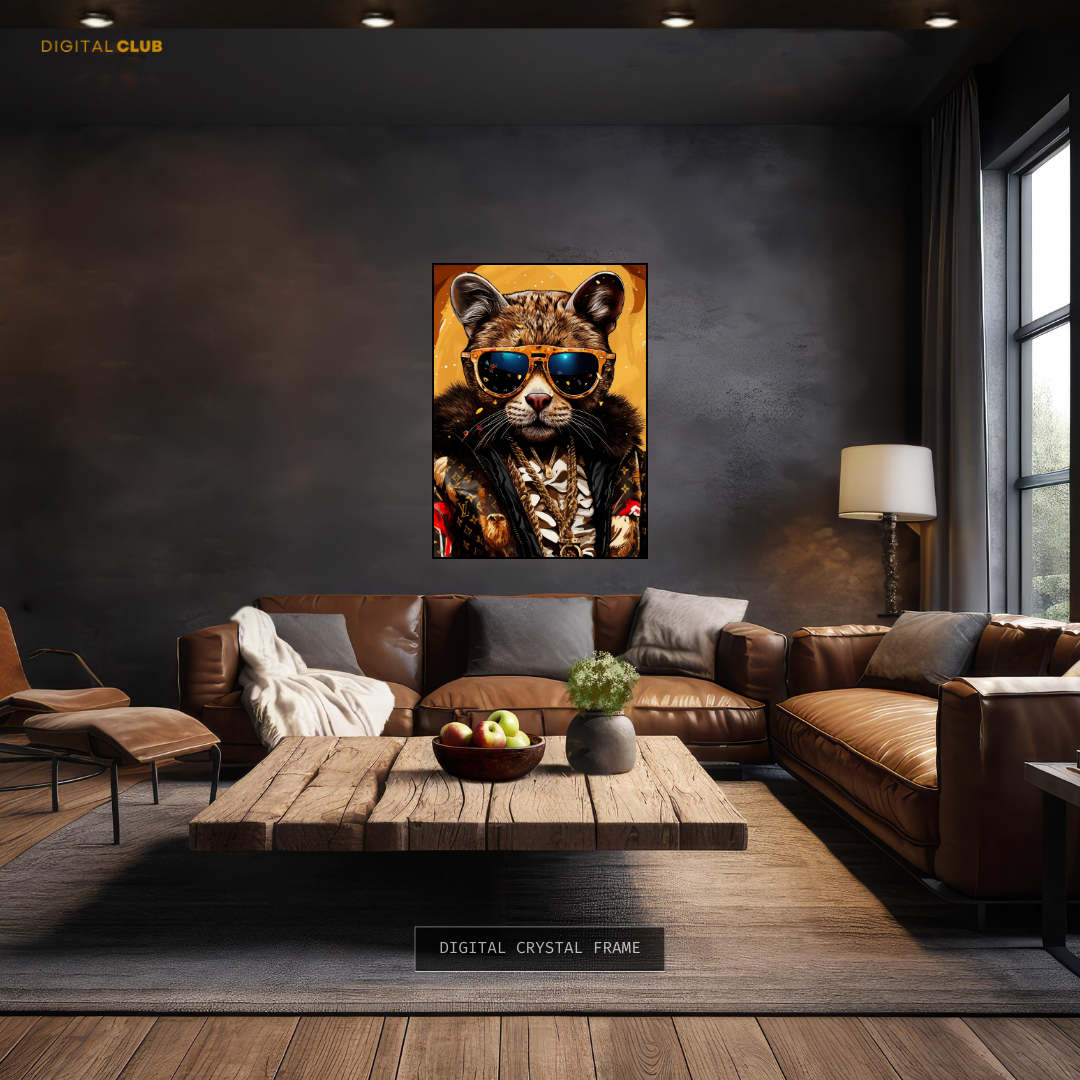 Tiger in SWAG - Animal & Wildlife Premium Wall Art