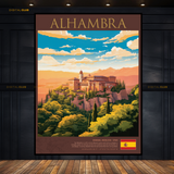 Alhambra Spain Premium Wall Art