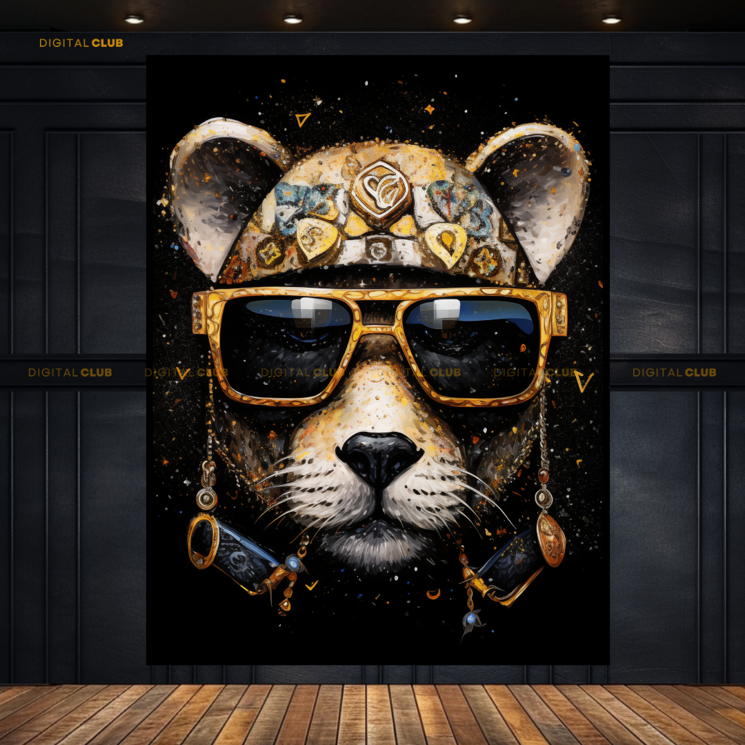 Tiger in SWAG 1 - Animal & Wildlife Premium Wall Art