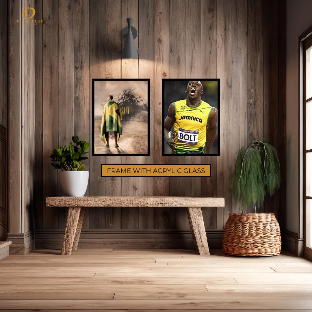 Usain Bolt - 2 Panel Wall Art