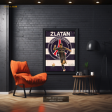 Zlatan PSG - Football - Premium Wall Art