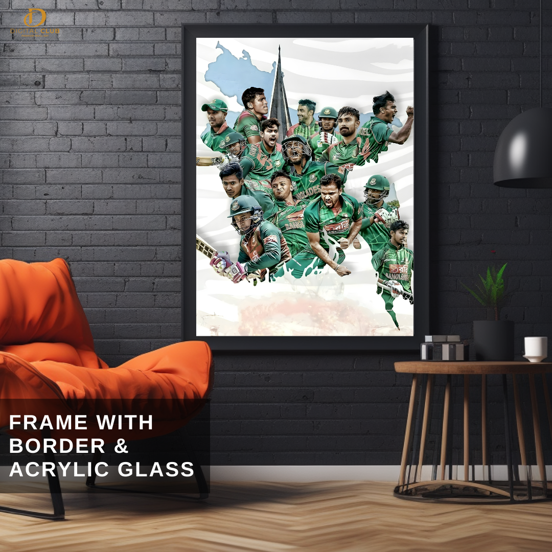 Bangladesh - Cricket - Premium Wall Art