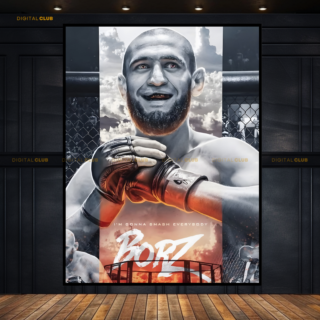 Khamzat Chimaev UFC Premium Wall Art