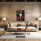 Joker Batman - Cartoon Artwork - Premium Wall Art