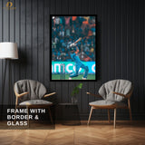 Virat Kohli 3 - Cricket - Premium Wall Art