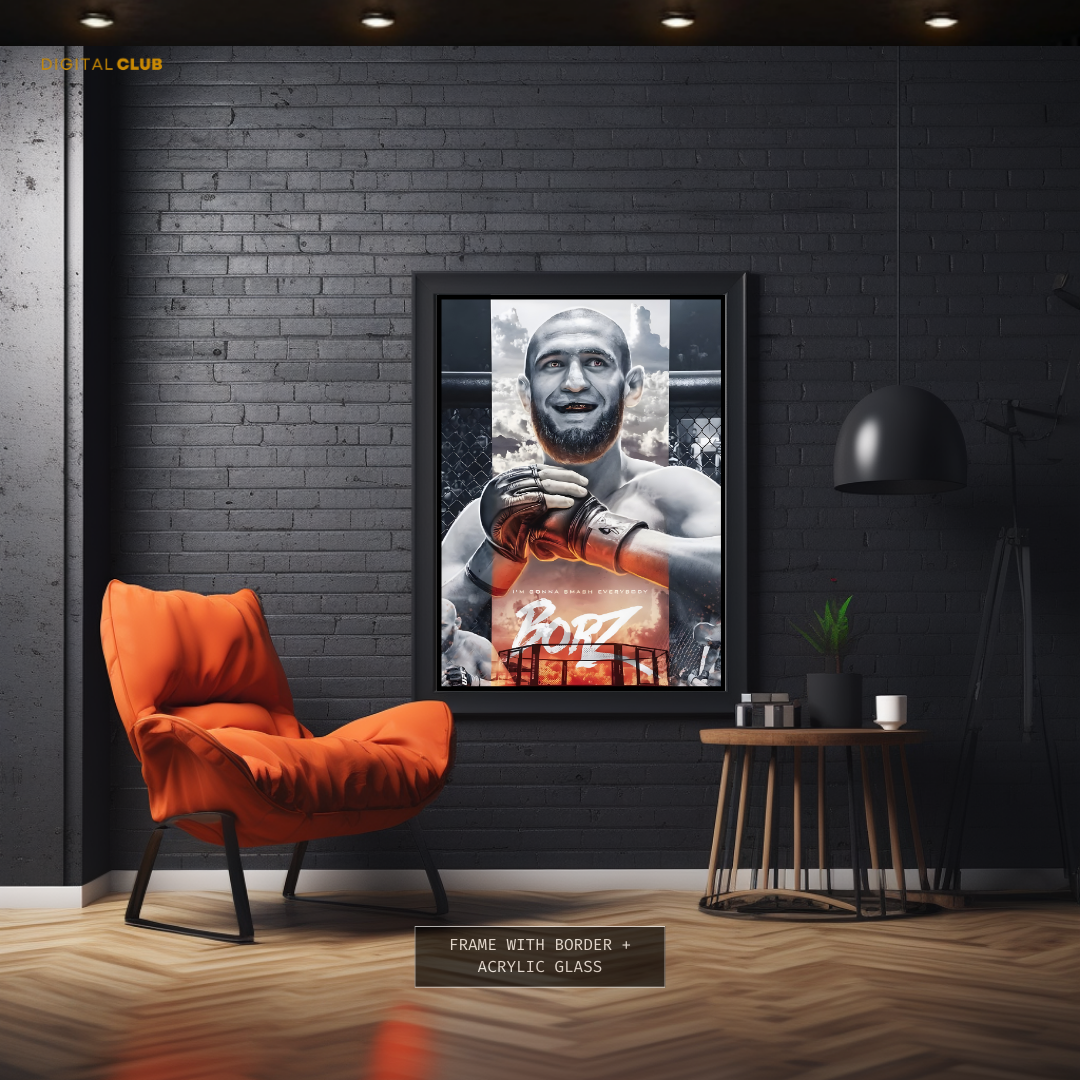 Khamzat Chimaev UFC Premium Wall Art