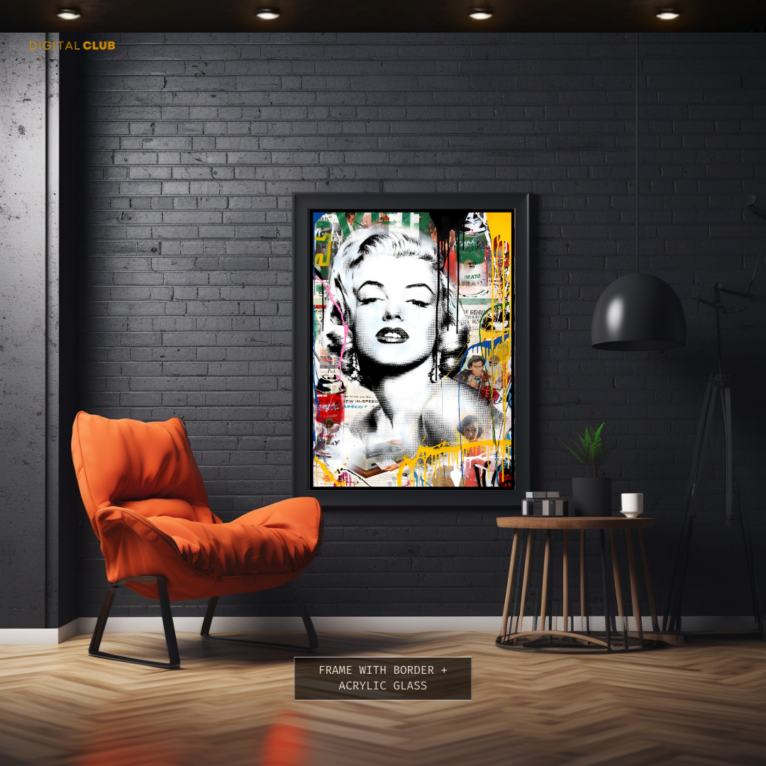 Marilyn Pop Art Premium Wall Art