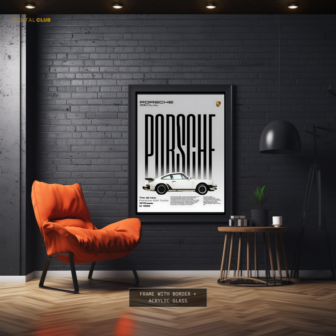 Porsche - Artwork 3 - Premium Wall Art