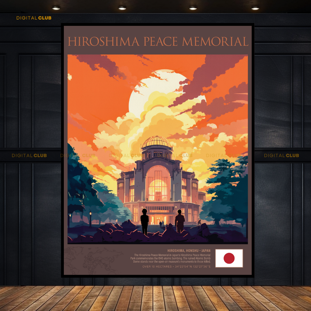 Hiroshima Peace Memorial Premium Wall Art