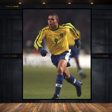 Ronaldo 9 Brazil - Premium Wall Art