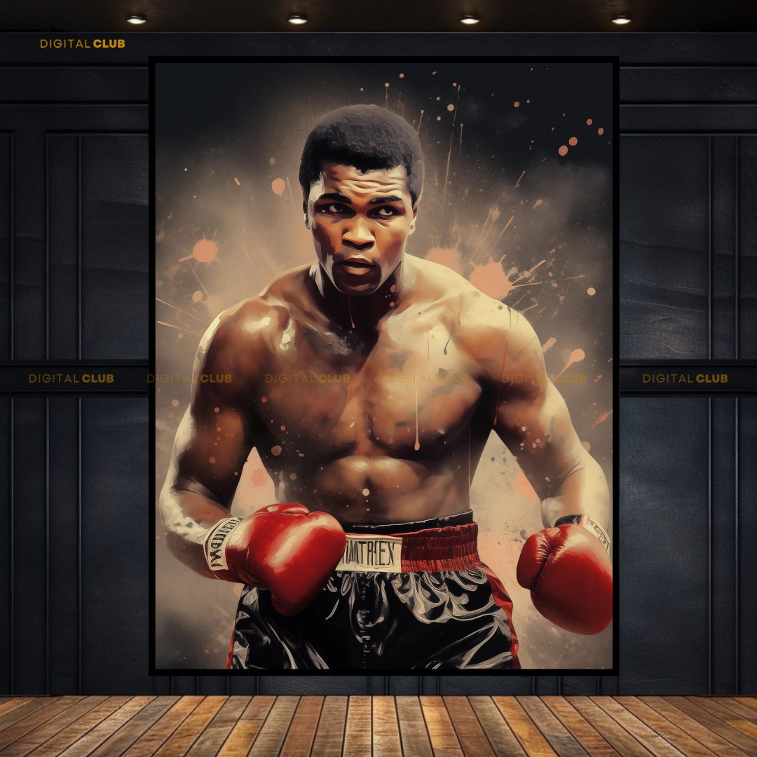 Muhammad Ali Boxing Legend Premium Wall Art