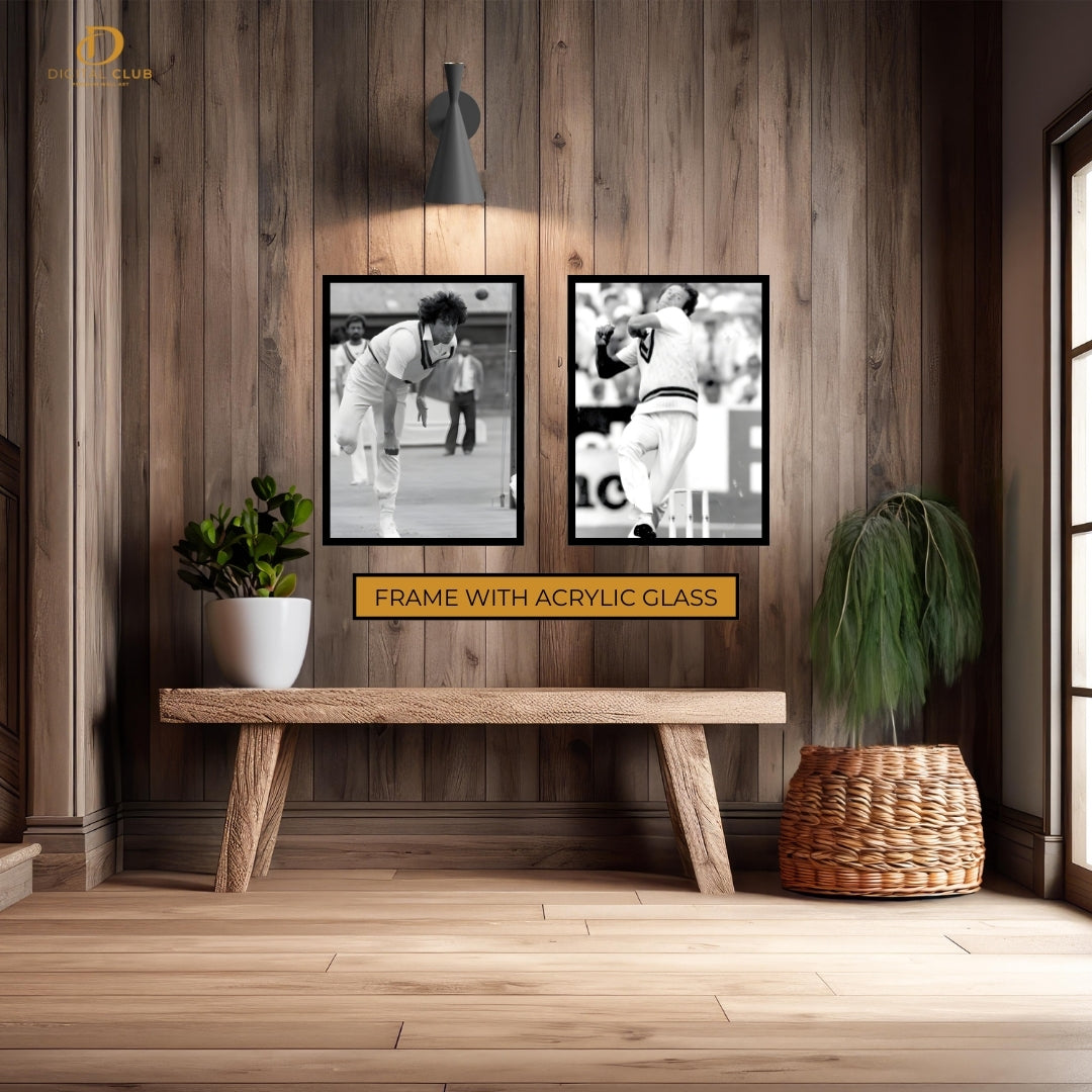 Imran Khan Pakistan Cricket - 2 Panel Wall Art