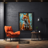 Fox Artwork - Animal & Wildlife Premium Wall Art