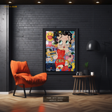 Betty Boop Chic - Pop ART - Premium Wall Art