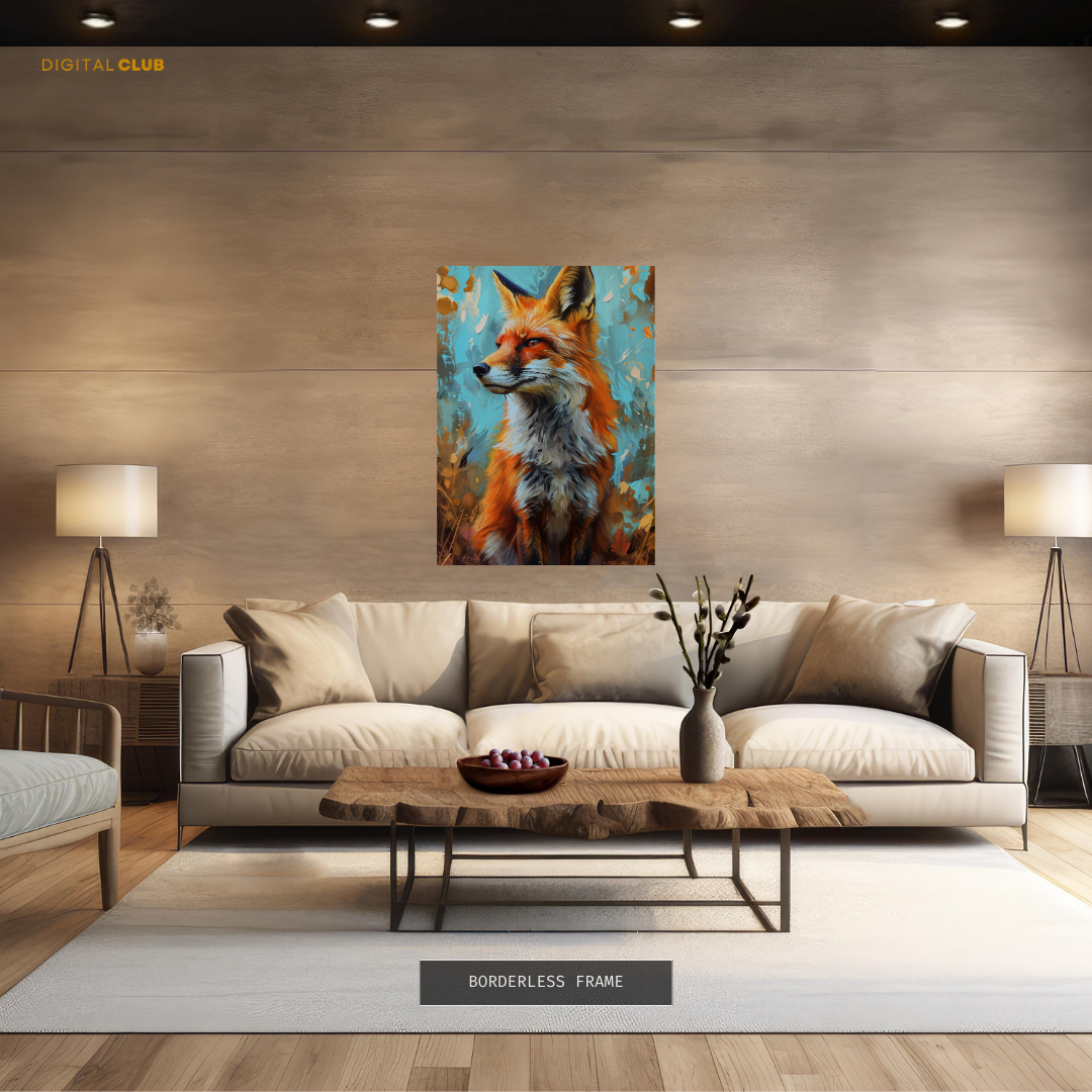 Fox Artwork - Animal & Wildlife Premium Wall Art