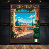 Pincio Terrace Premium Wall Art