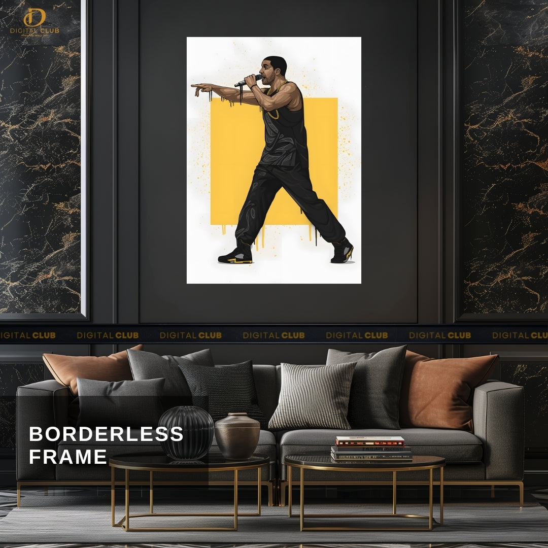 Drake - Music Artist - Premium Wall Art