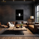 Red Bull Black Logo Premium Wall Art