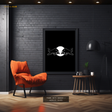 Red Bull Black Logo Premium Wall Art