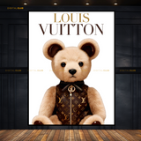 Louis Vuitton Teddy Bear Premium Wall Art