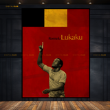 Romelu Lukaku - Football - Premium Wall Art