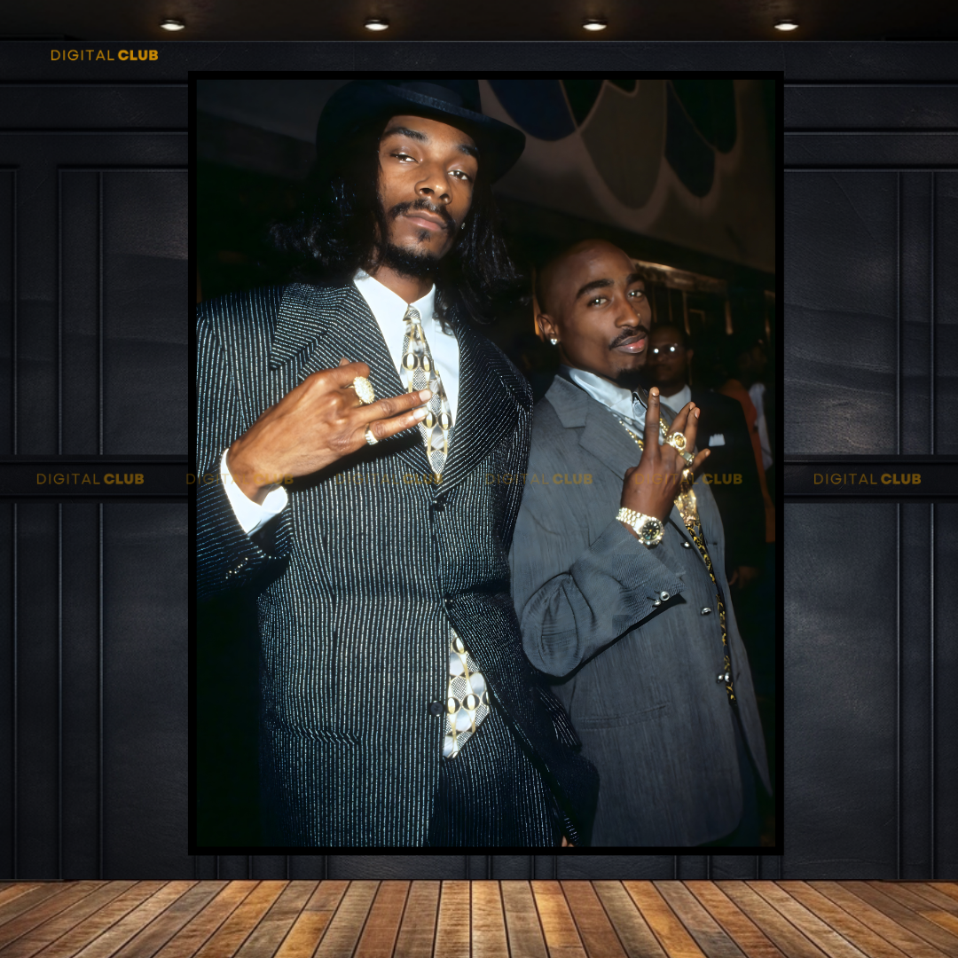 Tupac & Snoop Dogg Premium Wall Art