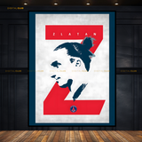 Zlatan PSG - Football - Premium Wall Art