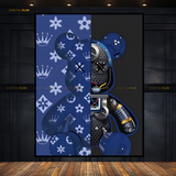 Louis Vuitton Luxury Bear Rolex Premium Wall Art