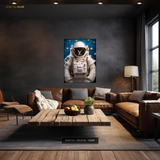 Louis Vuitton White Astronaut Premium Wall Art