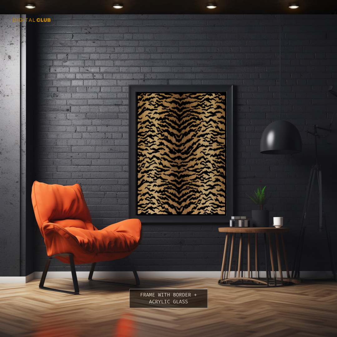 Tiger Pattern - Artwork - Premium Wall Art