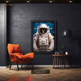 Louis Vuitton White Astronaut Premium Wall Art