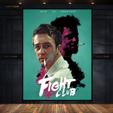Fight Club Movie Poster Premium Wall Art