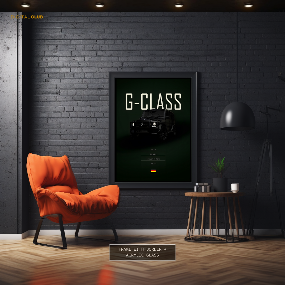 Mercedes G Class - Artwork - Premium Wall Art